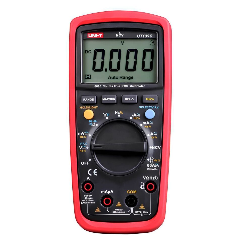Unit Ut139C True Rms Kayıtlı Dijital Multimetre Ölçü Aleti