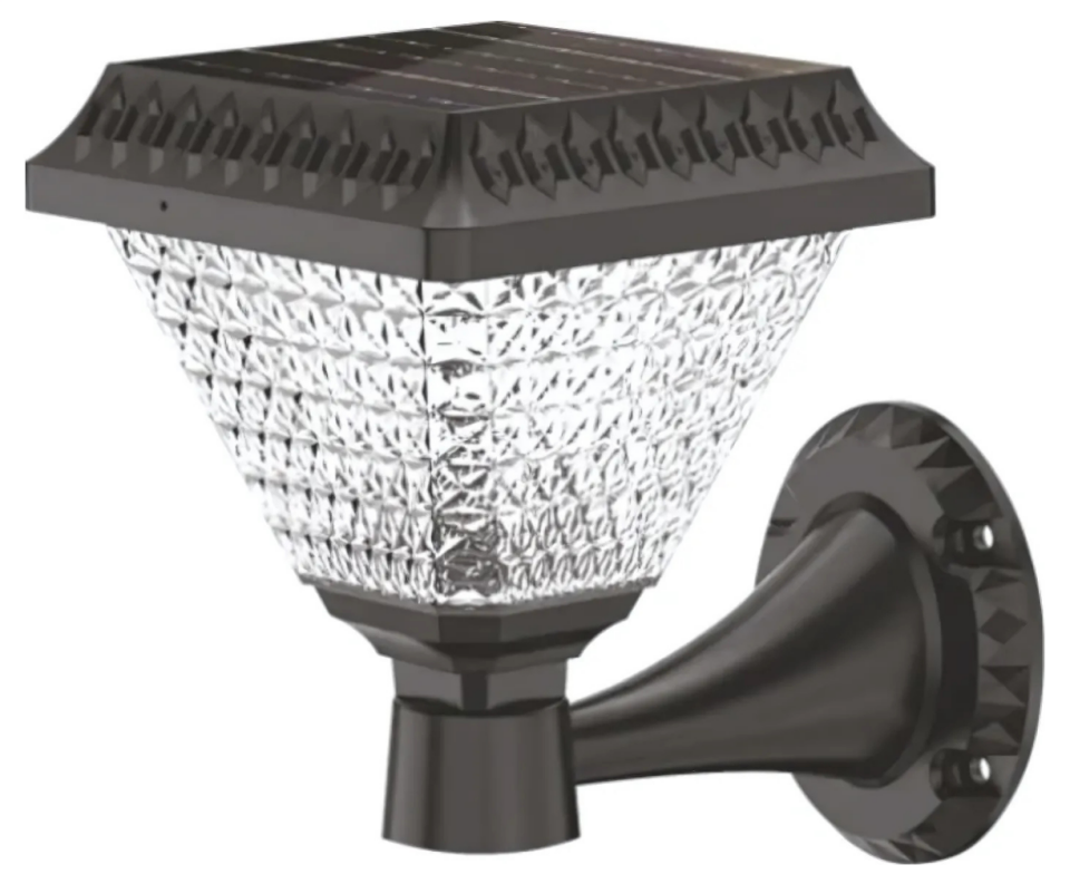 Noas Duvar Tipi Solar Şarjlı Led Bahçe Aydınlatma Armatürü 30 Watt YL74-0130-S