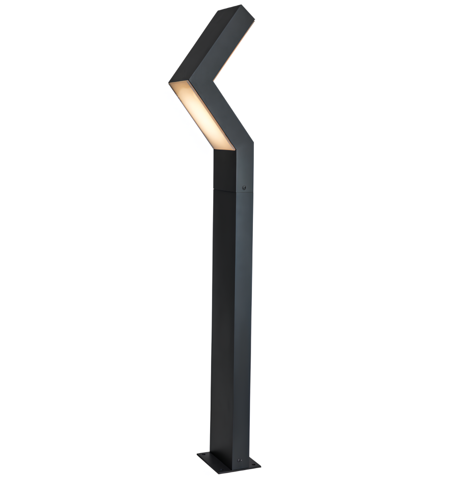Ege Dış Mekan Çift Kollu Bahçe Aydınlatma Direği 225 Cm 4000K (Natural Işık)