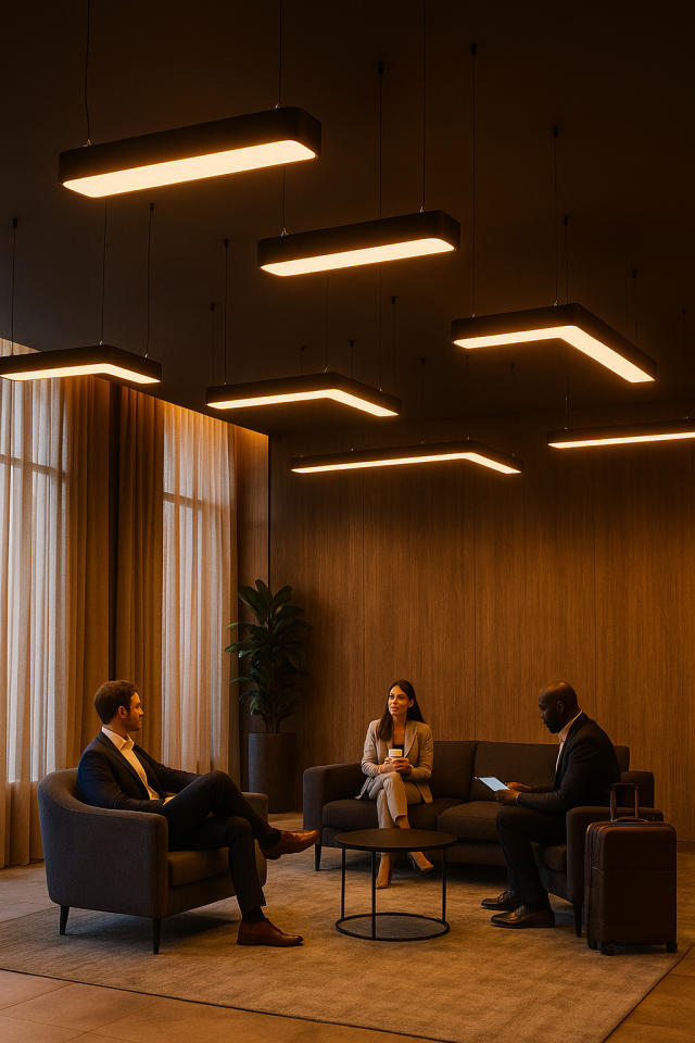 Oval Dikdörtgen Davul Linear Aydınlatma Modern Led Avize Lineer Armatür 30x120CM - 3000K (Gün Işığı) - Siyah - Askısız