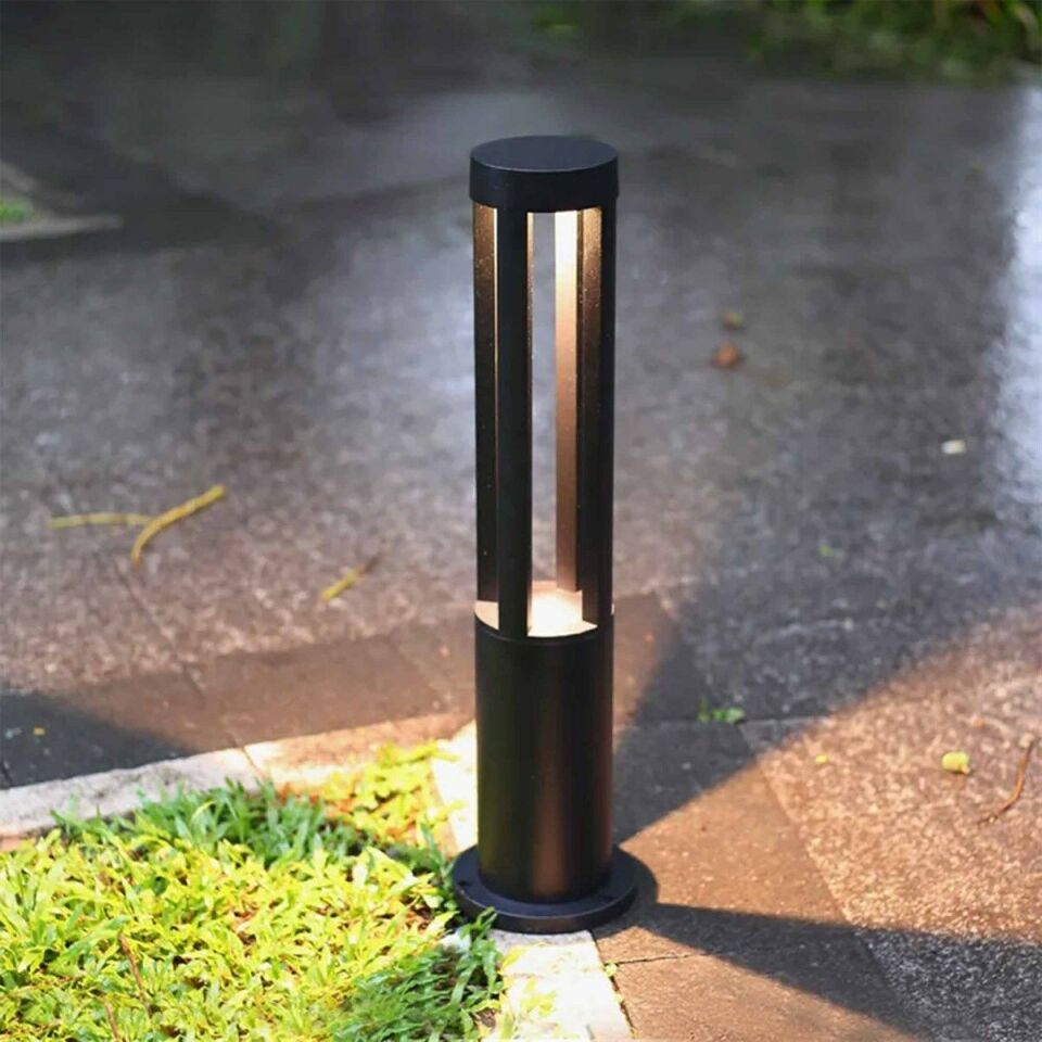 Kratos Dış Mekan Modern Bahçe Armatürü Led Yol Aydınlatması Bollard Aydınlatma 60CM