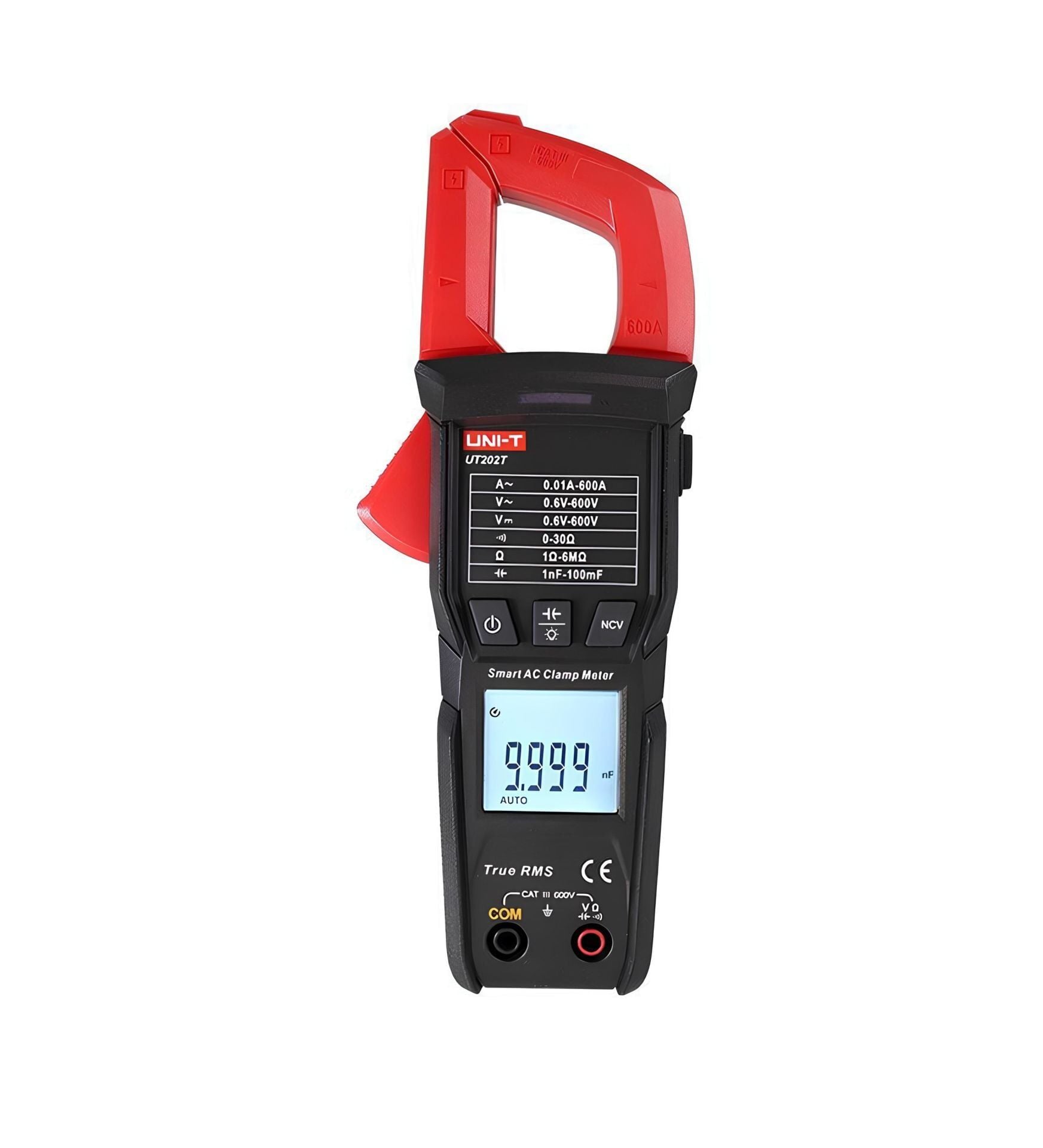 Unit Ut202T 600A Ac True Rms Ncv Otomatik Pensampermetre