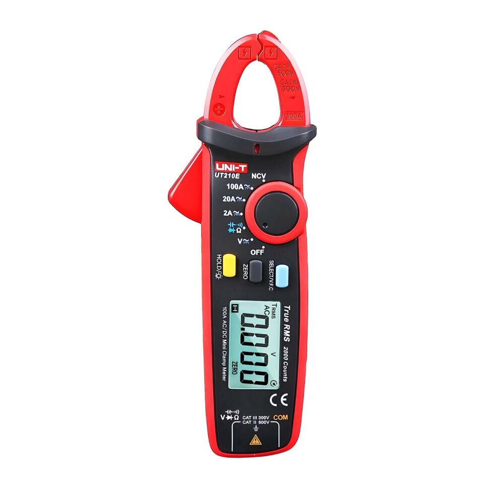 Unit Ut210E 600V 100A Mini Dijital Pensampermetre