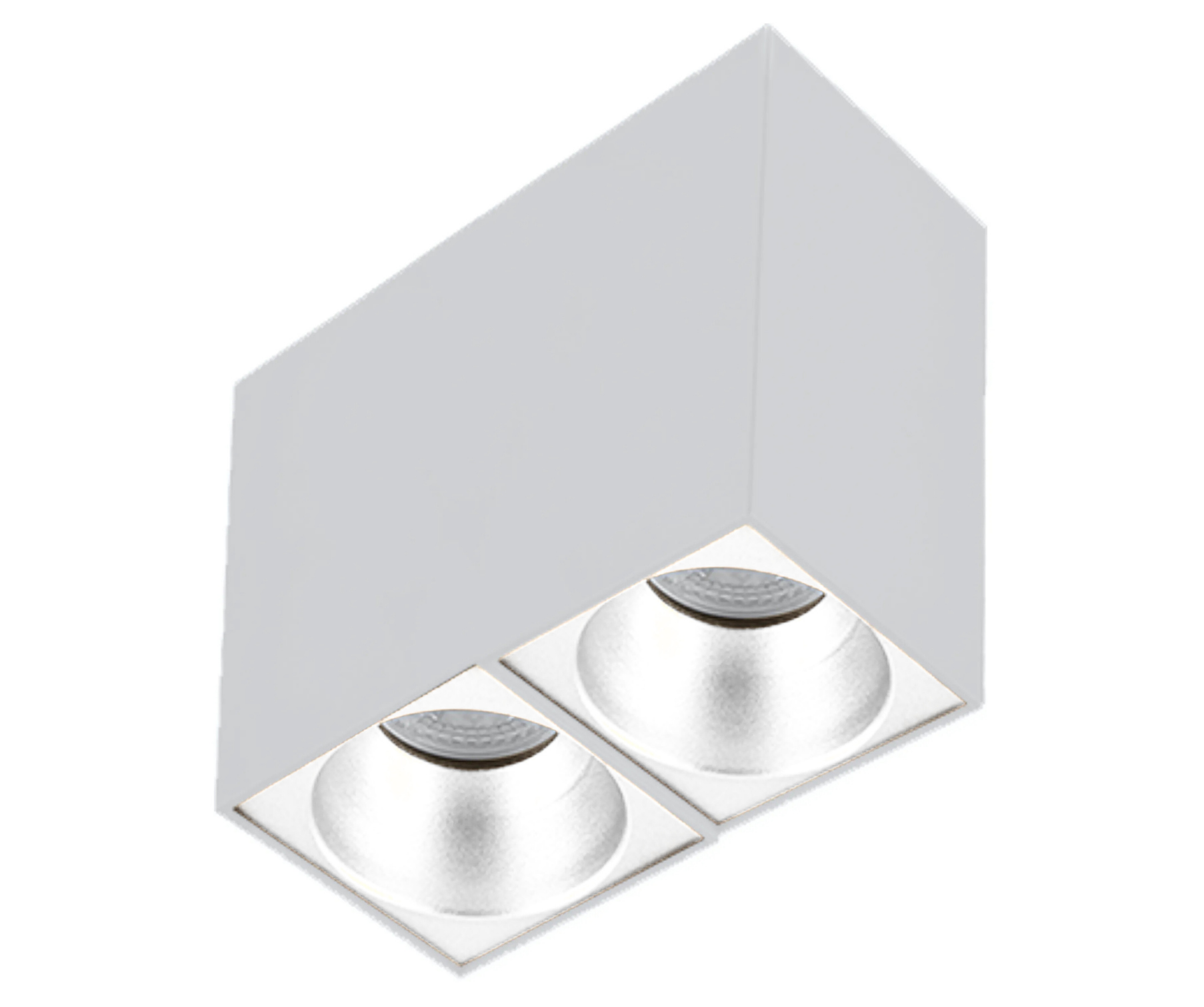 Sıva Üstü Kare Led Spot Armatür 10x20x10 Cm Beyaz - Beyaz 4000K (Natural Işık)
