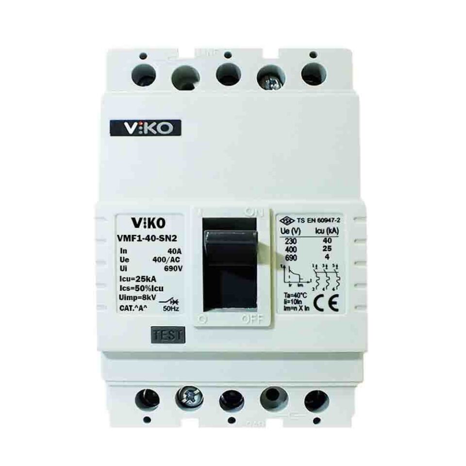 Viko 3x40 25kA 3 Kutuplu Kompakt Şalter VMF1-40-SN2