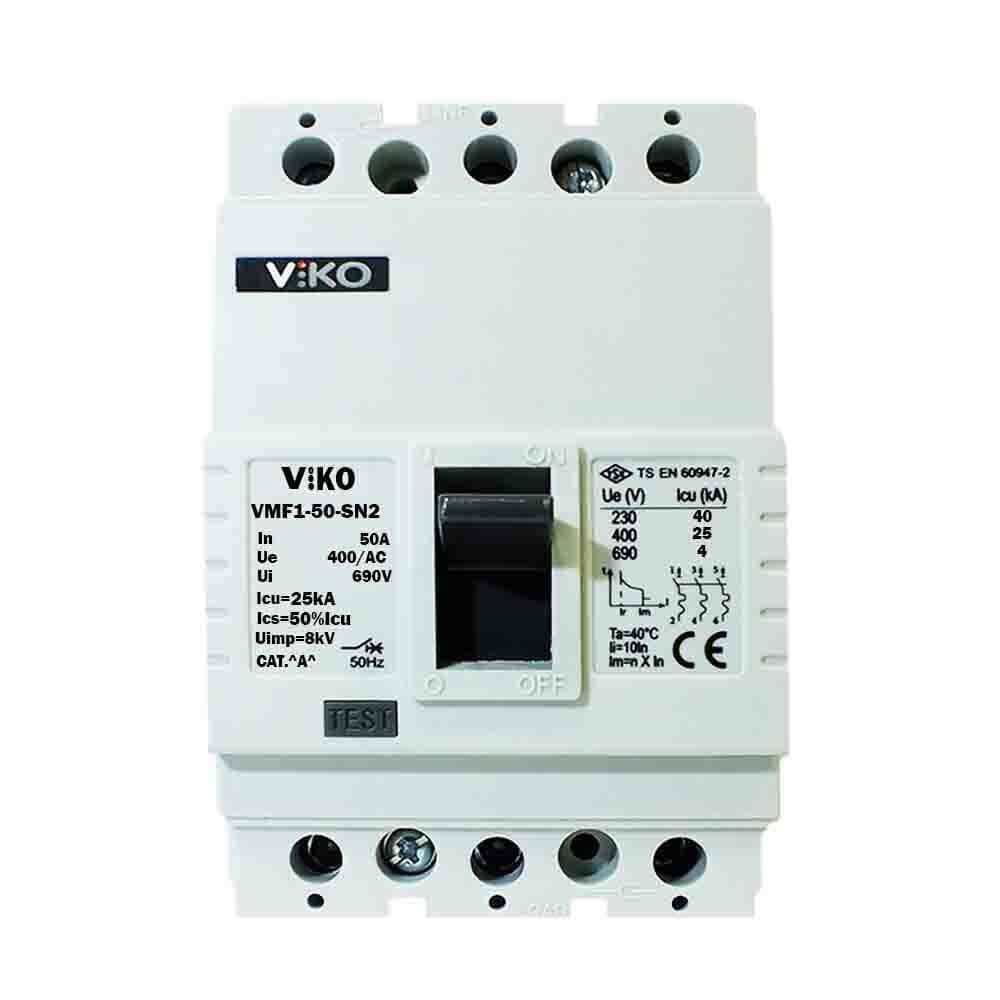 Viko 3x50 25kA 3 Kutuplu Kompakt Şalter VMF1-50-SN2