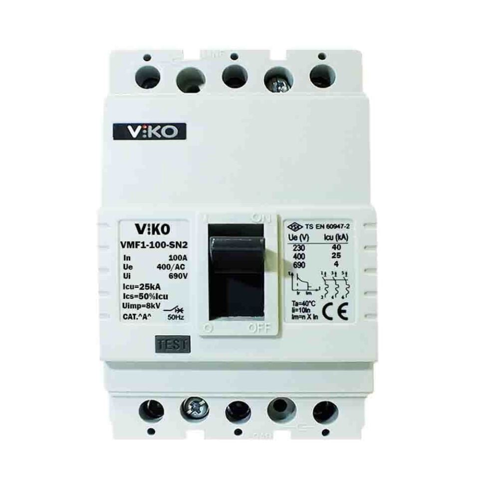 Viko 3x100 25kA 3 Kutuplu Kompakt Şalter VMF1-100-SN2