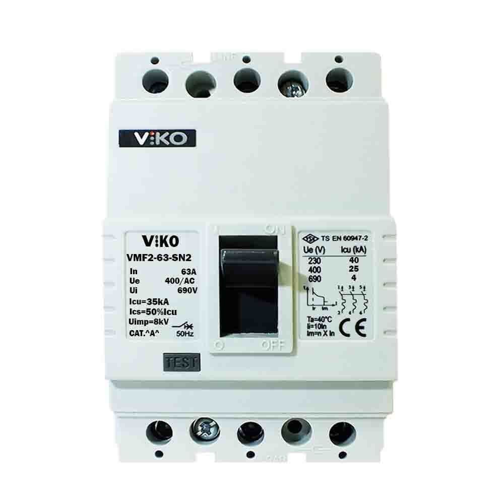 Viko 3x63 35kA 3 Kutuplu Kompakt Şalter VMF2-63-SN2