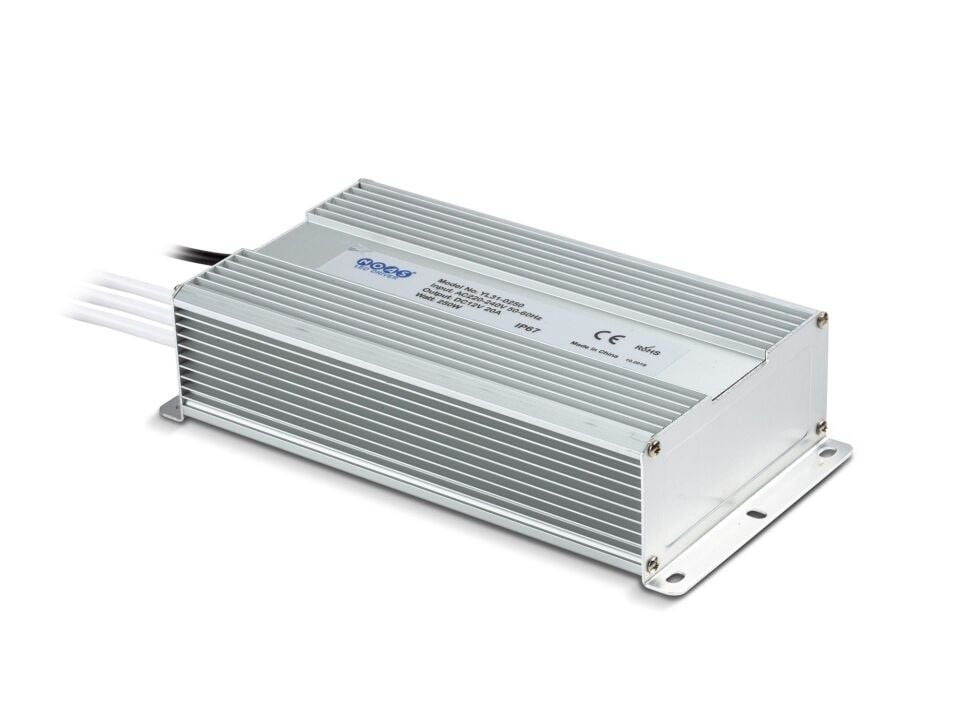 Noas 12 Volt 20 Amper Dış Mekan Şerit Led Trafosu YL31-0250