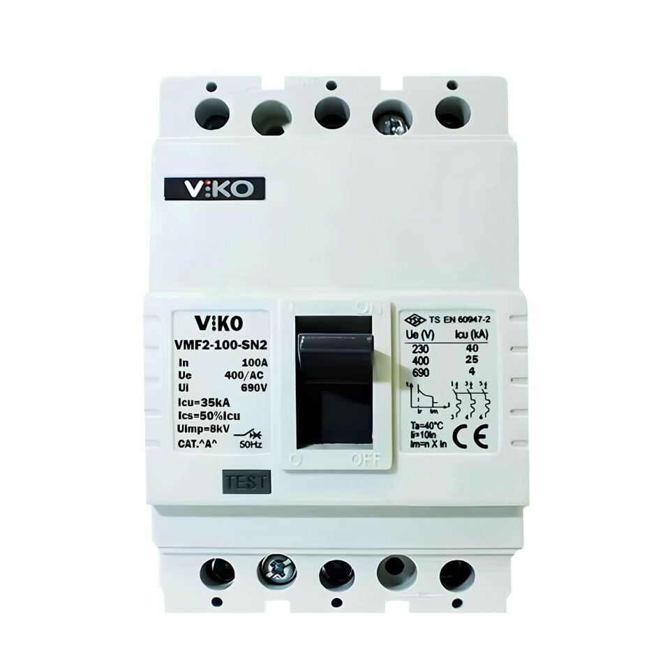Viko 3x100 35kA 3 Kutuplu Kompakt Şalter VMF2-100-SN2