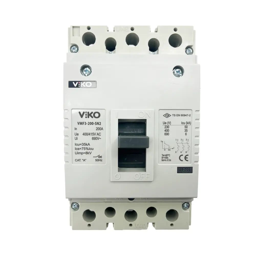 Viko 3x200 35kA 3 Kutuplu Kompakt Şalter VMF3-200-SN2
