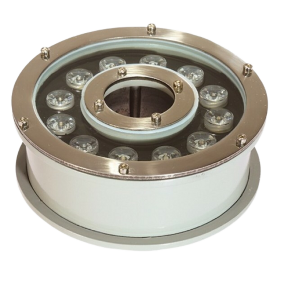 Fıskiye Uyumlu Led Havuz Bahçe Aydınlatma Armatürü 12W
