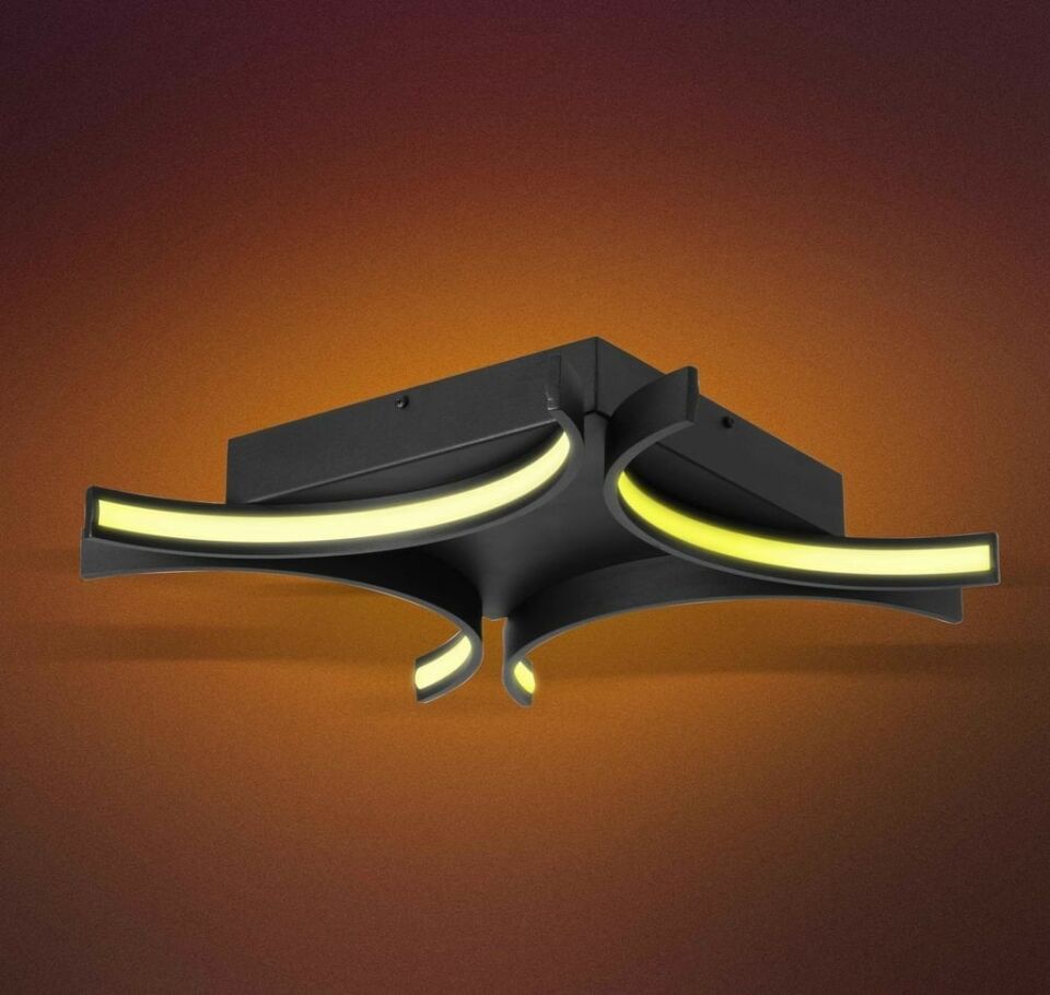 Dört Hilal Modern Led Avize Sarkıt Linear Aydınlatma Sarkıt Lineer Avize