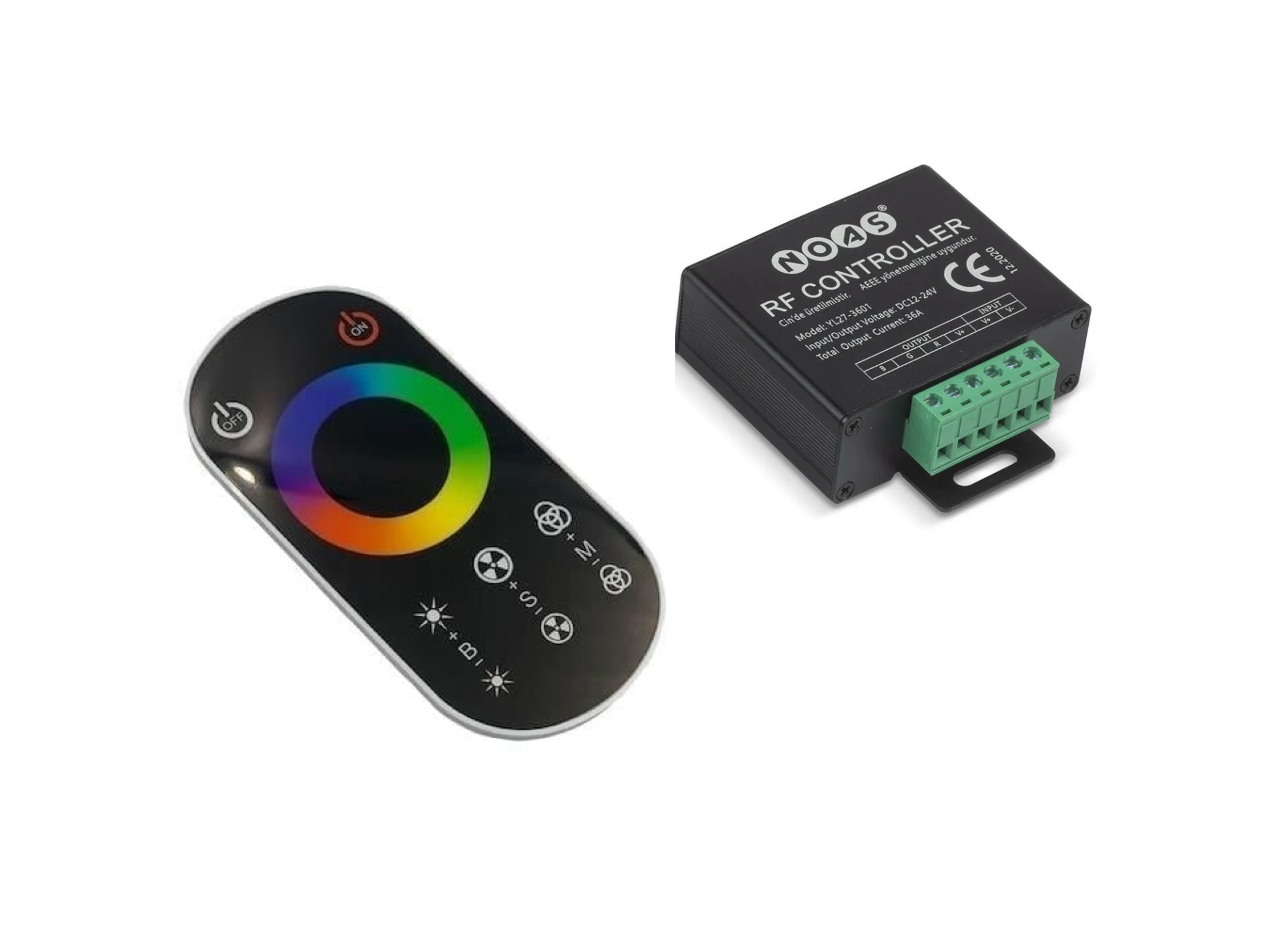 Noas 36 Amper RF Dokunmatik RGB Kumanda YL27-3601