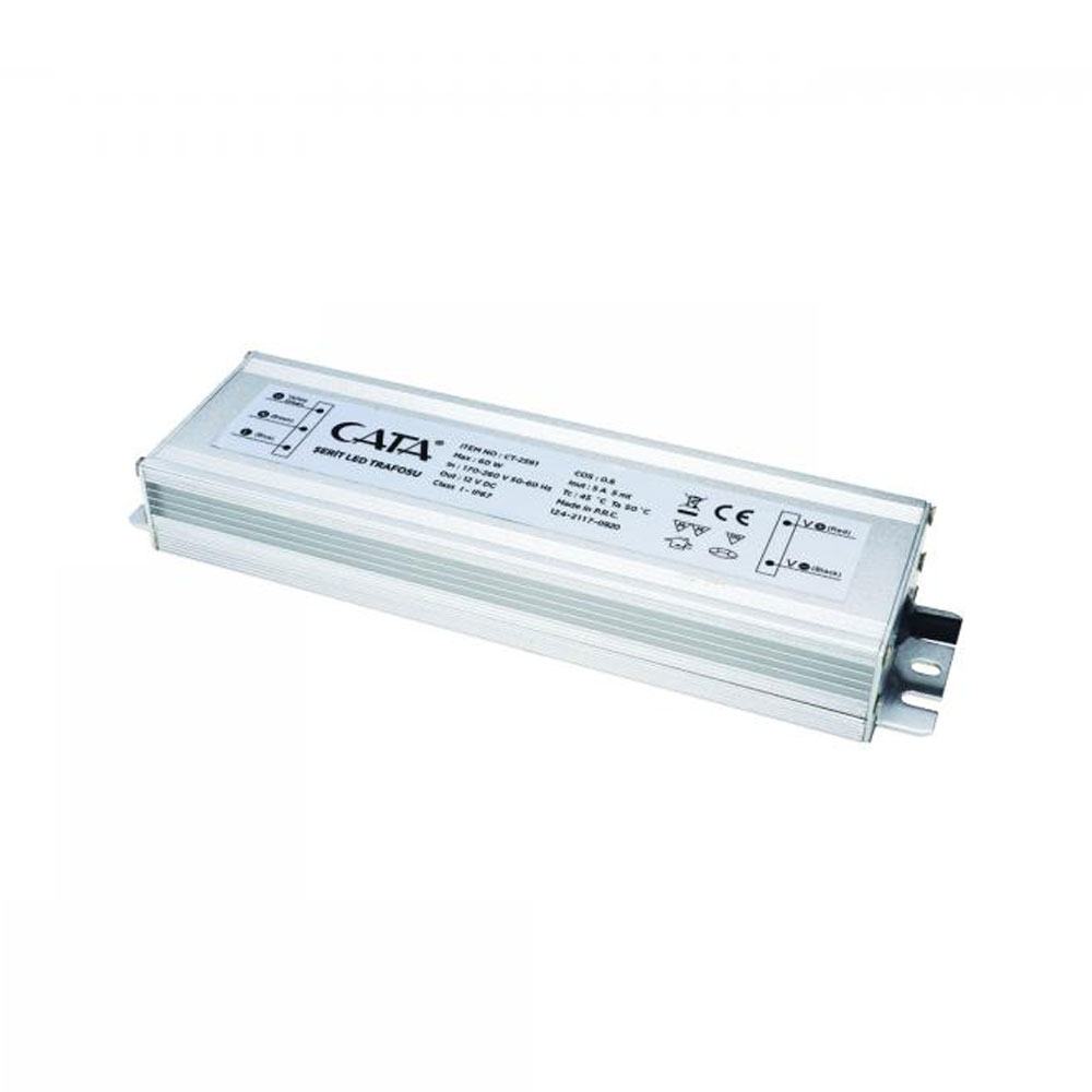 Cata 5 Amper Dış Mekan Şerit Led Trafo CT-2591