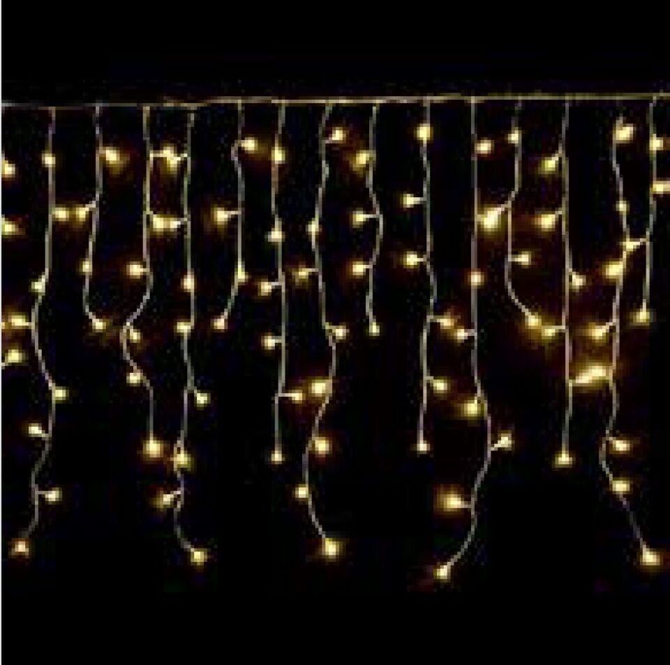 Saçak Led Yılbaşı Süsü 6 Metre 256 Ledli Yılbaşı Ağacı Süsü Fiş Tipi Şeffaf Kablo SNC-403