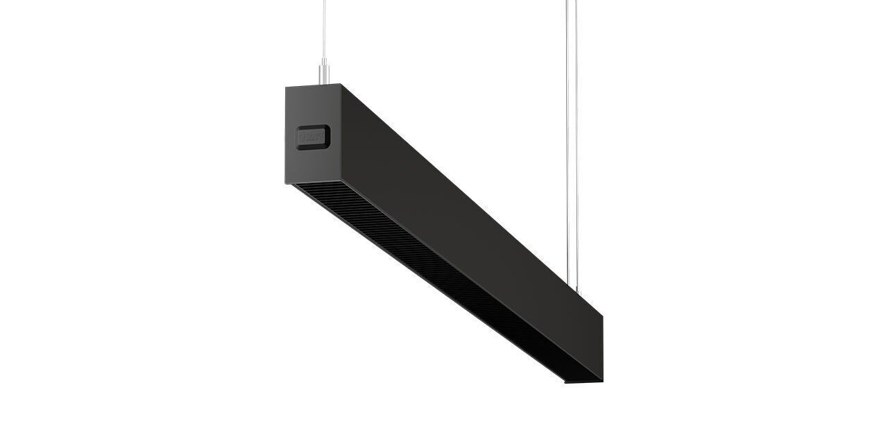 Goya 20 Watt Samsung Ledli Dekoratif Sarkıt Linear Aydınlatma Armatür 90CM GY 8080-90 4000K (Natural Işık) - Siyah - Sarkıt Montaj