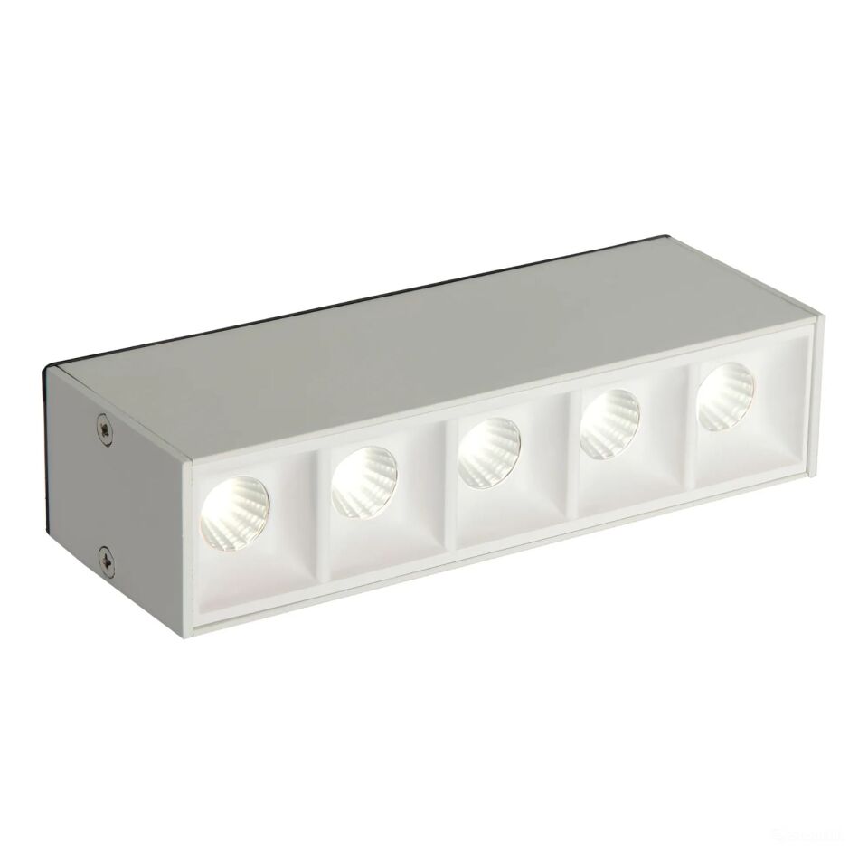 Tam Mercekli Led Linear Aydınlatma 14Cm Samsung Led Sıva Üstü Lineer Armatür 3x6 Cm Kasa 4000K (Natural Işık) - Beyaz - Askılı