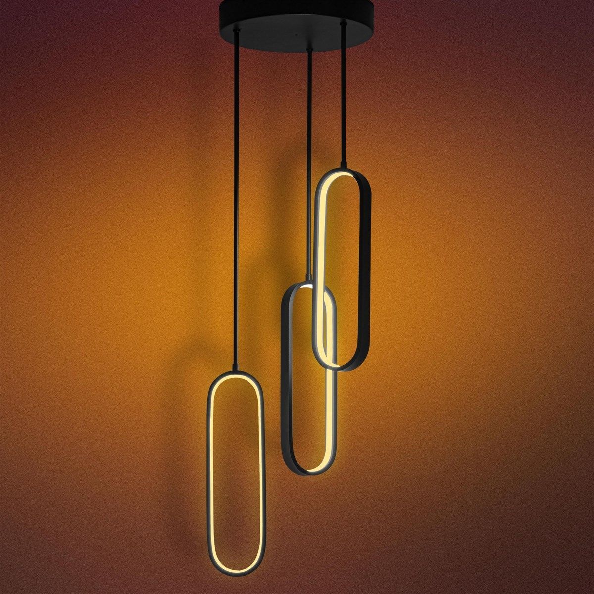 Yağmur Modern Led Avize Sarkıt Linear Aydınlatma Sarkıt Lineer Avize