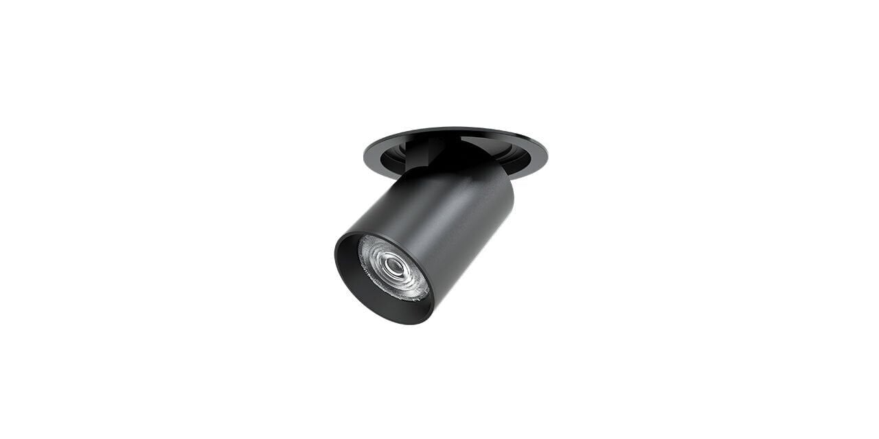 Goya 30 Watt Samsung Ledli Yuvarlak Cob Led Spot Mağaza Armatürü GY 3150-30 5000K (Kırık Beyaz) - Beyaz - Dimli