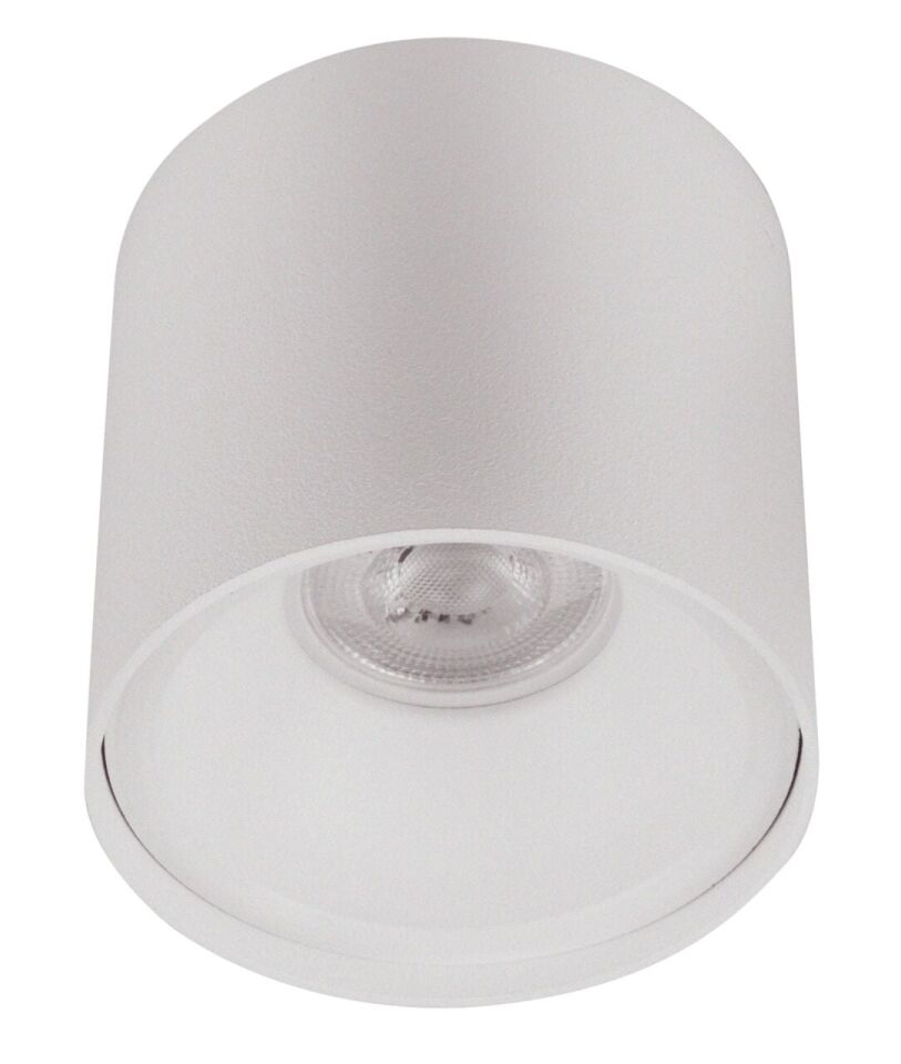 Sıva Üstü Silindir Led Spot Armatür 10x10 Cm Beyaz - Beyaz (6400K) Beyaz Işık