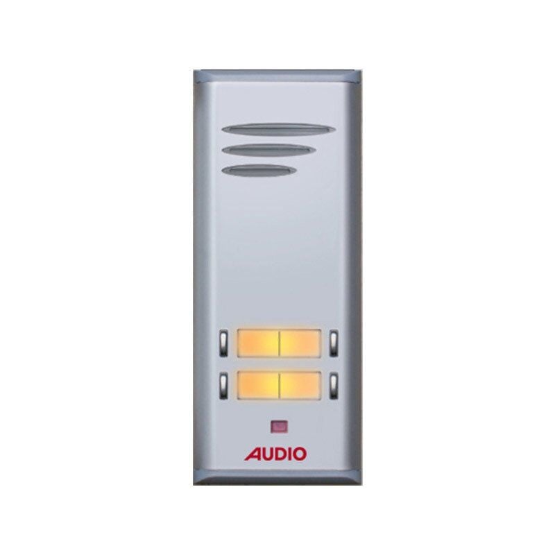 Audio SAÇ201 Konsept Serisi 3 Daire Sesli Çift Sıralı Kapıcısız Diafon Paket
