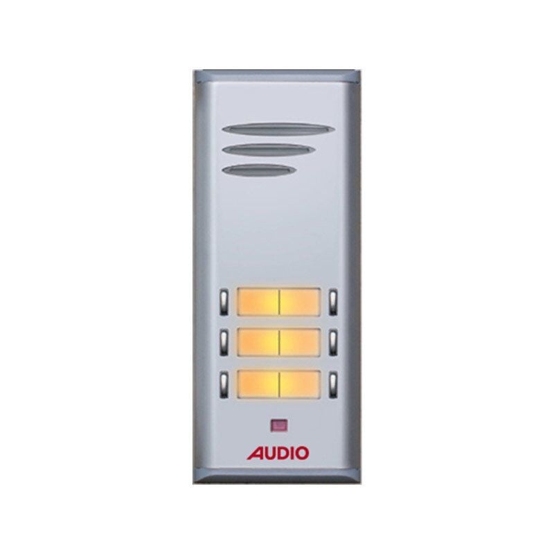 Audio SAÇ201 Konsept Serisi 6 Daire Sesli Çift Sıralı Kapıcısız Diafon Paket