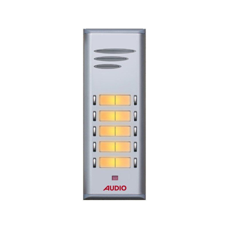 Audio SAÇ201 Konsept Serisi 9 Daire Sesli Çift Sıralı Kapıcısız Diafon Paket