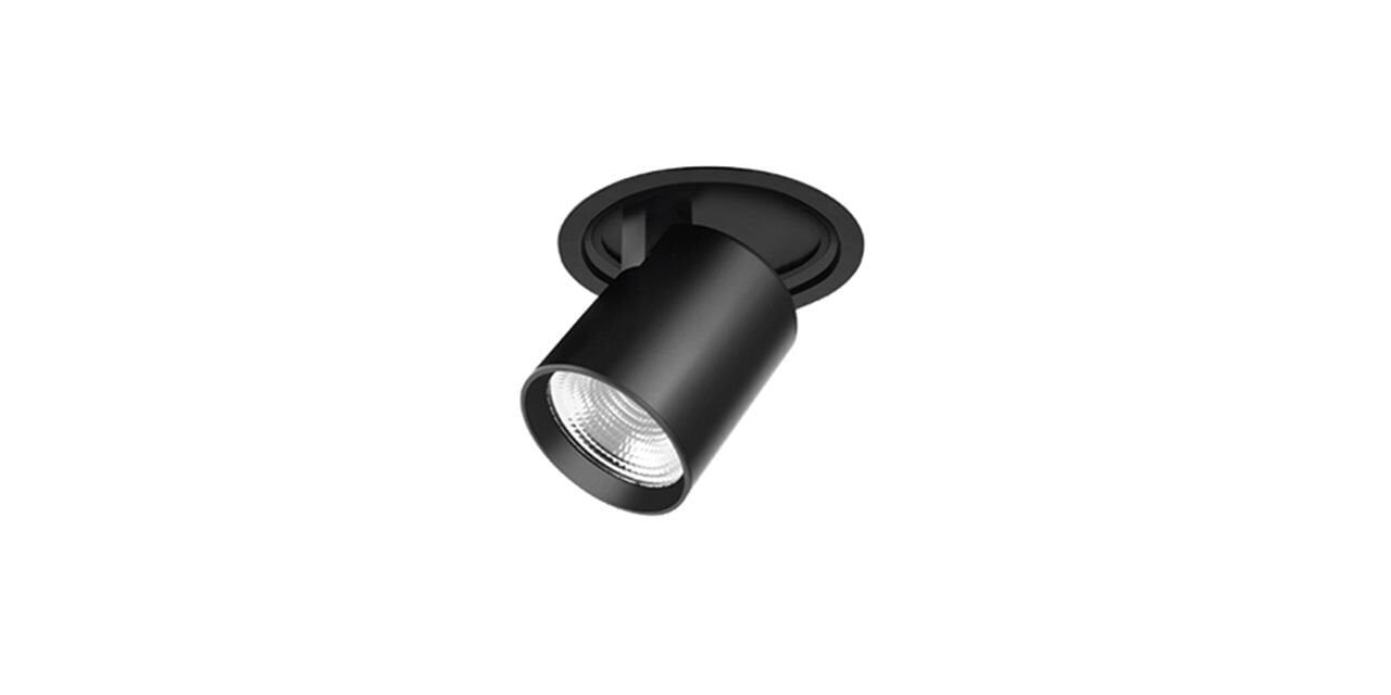 Goya 40 Watt Samsung Ledli Yuvarlak Cob Led Spot Mağaza Armatürü GY 3150-42 3200K (Gün Işığı) - Siyah - Dimsiz