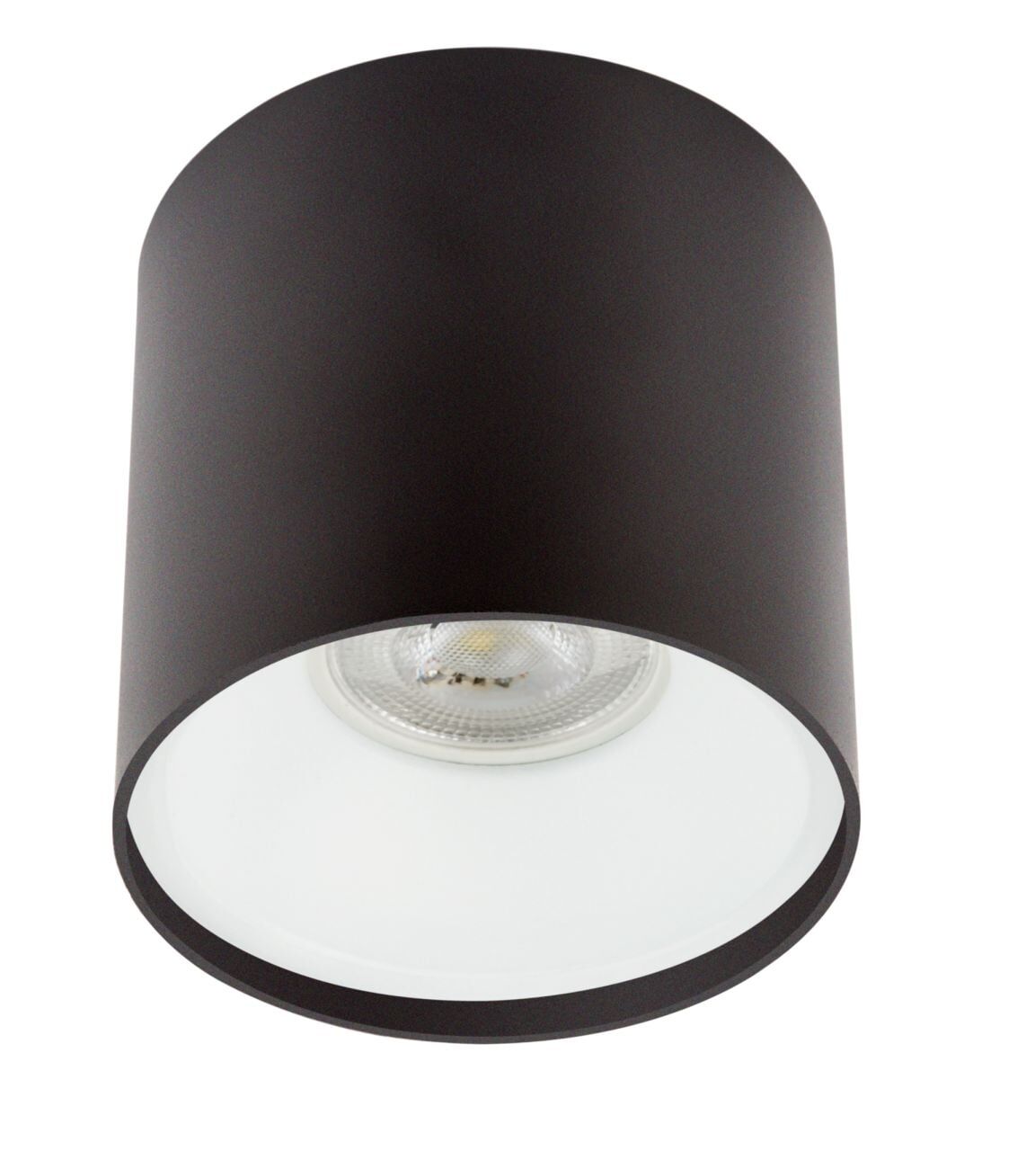 Sıva Üstü Silindir Led Spot Armatür 10x10 Cm Siyah - Beyaz 4000K (Natural Işık)
