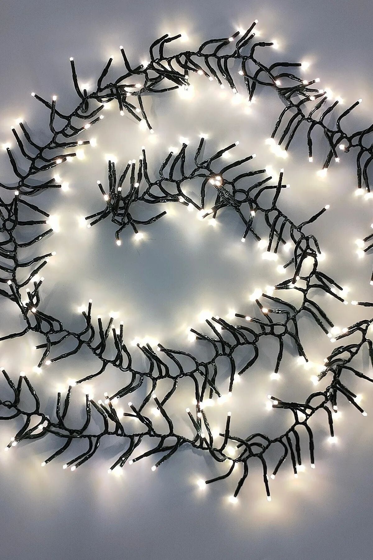 Animasyonlu Kirpi Yılbaşı Ağacı Süsü 3 Metre 200 Ledli Siyah Kablolu SNC-215-1 RGB (Çok Renkli)