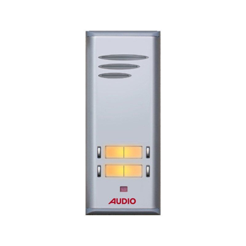 Audio SAÇ301 Konsept Serisi 4 Daire Sesli Çift Sıralı Kapıcılı Diafon Paket