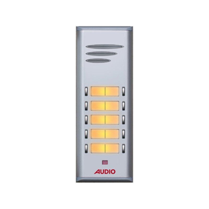 Audio SAÇ301 Konsept Serisi 10 Daire Sesli Çift Sıralı Kapıcılı Diafon Paket
