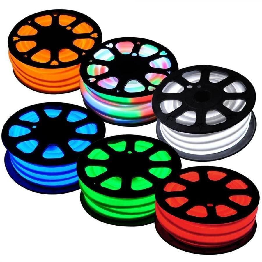 Noas 220 Volt Neon Led Aydınlatma Kırmızı Işık 8x16 Mm YL42-0004