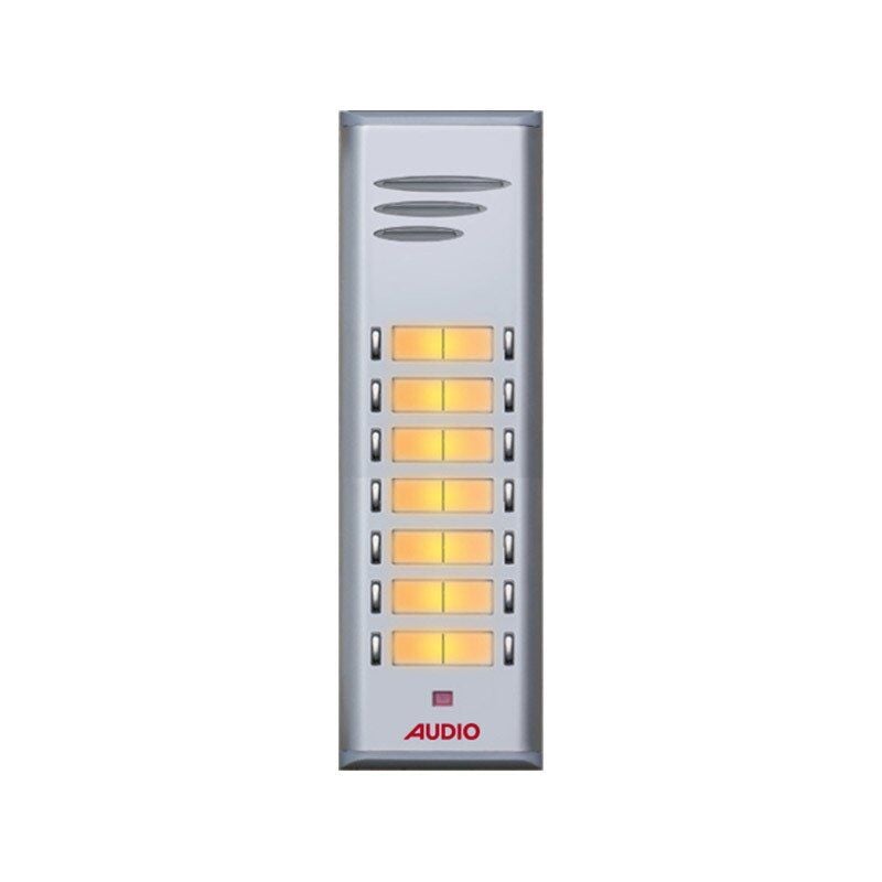 Audio SAÇ301 Konsept Serisi 14 Daire Sesli Çift Sıralı Kapıcılı Diafon Paket