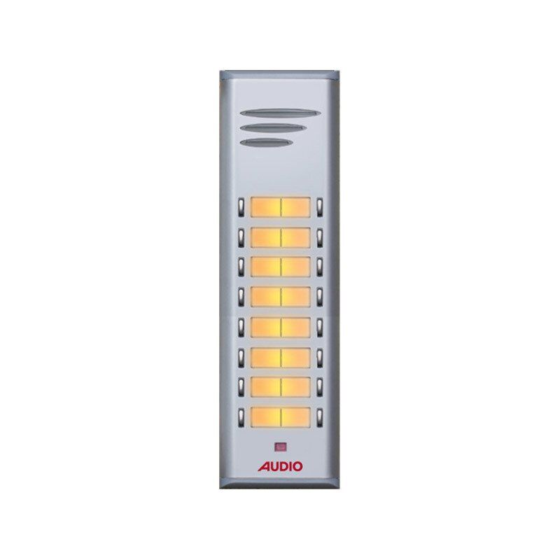 Audio SAÇ301 Konsept Serisi 15 Daire Sesli Çift Sıralı Kapıcılı Diafon Paket