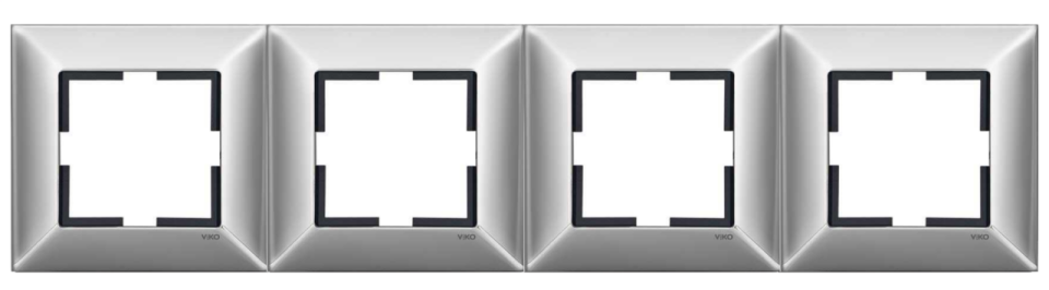 Viko Trenda Metal Dörtlü Çerçeve 92190824 Krom