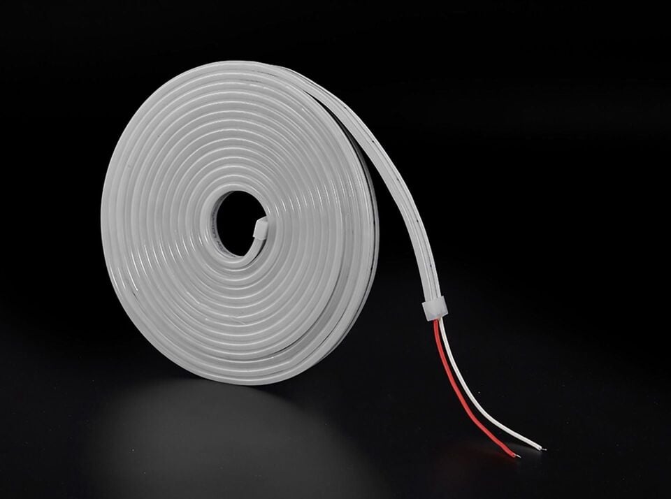 Noas 12 Volt Neon Led Aydınlatma Beyaz Işık 6x12 Mm YL42-0121