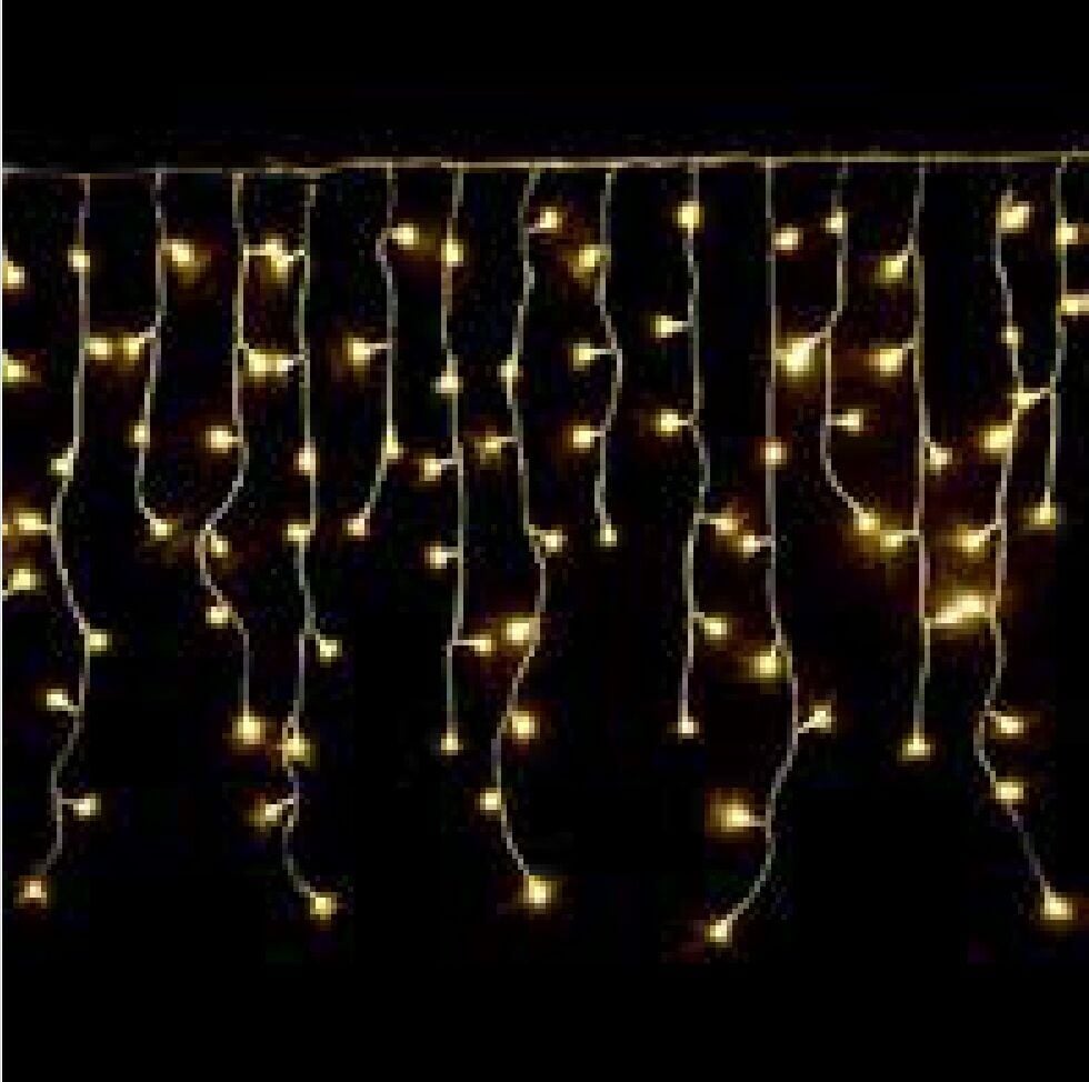 Saçak Led Yılbaşı Süsü 6 Metre 256 Ledli Yılbaşı Ağacı Süsü Fiş Tipi Şeffaf Kablo SNC-403 6400K (Beyaz Işık)