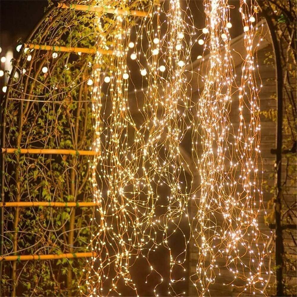 Ağaç Dalı Animasyonlu Led Yılbaşı Süsü 2 Metre 200 Ledli Yılbaşı Ağacı Süsü SNC-404 3200K (Gün Işığı)