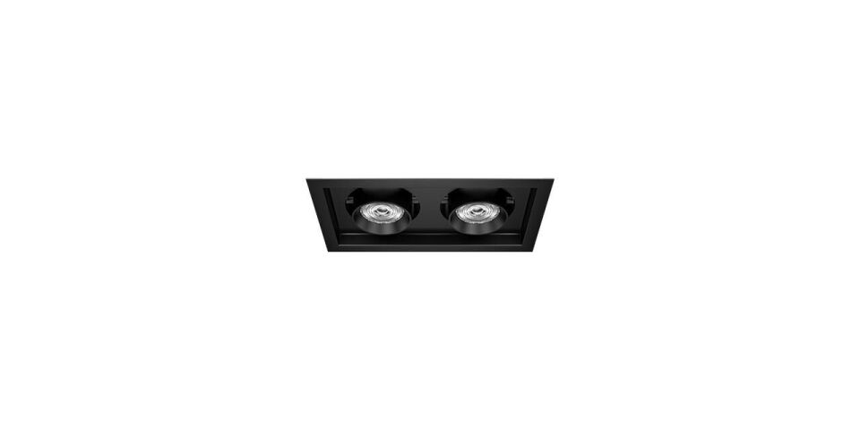 Goya 2x14 Watt Samsung Ledli Kare Cob Led Spot Mağaza Armatürü GY 3052-14 4000K (Natural Işık) - Beyaz - Dimli
