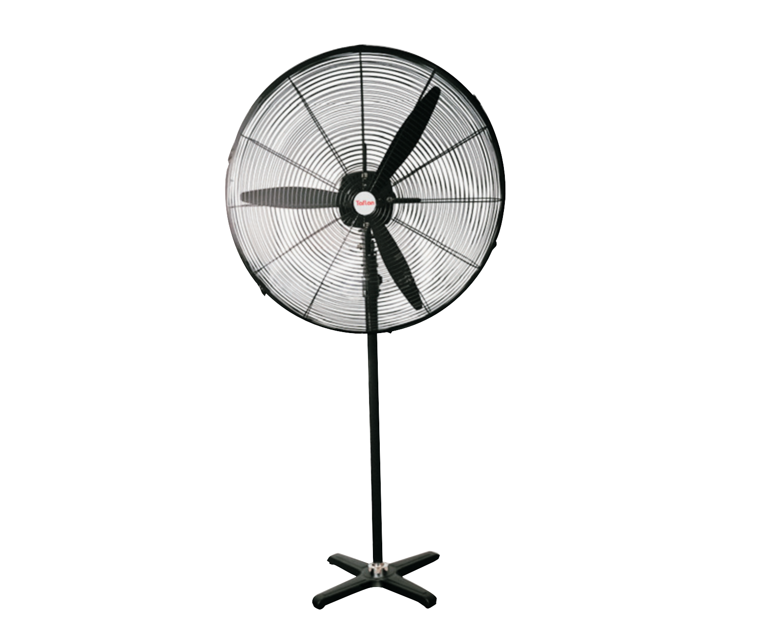 Kaşkar Taflan FL-650-HR 180W 4 Kademeli Kumandalı Siyah Gövde Sanayi Tipi Ayaklı Vantilatörü 66CM