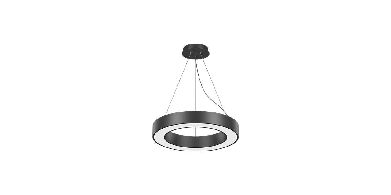 Goya 82 Watt Samsung Ledli Dekoratif Sarkıt Simit Linear Aydınlatma 60CM GY 8112-60 6500K (Beyaz Işık) - Beyaz - Dimsiz