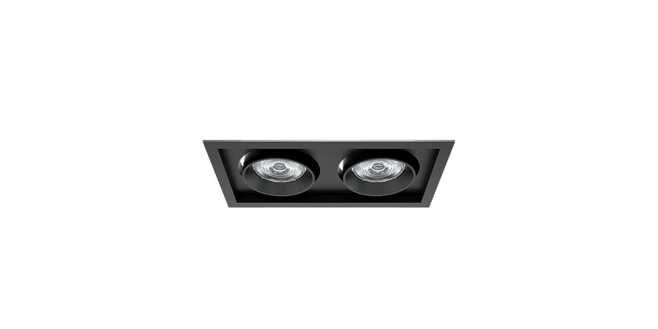 Goya 2x30 Watt Samsung Ledli Kare Cob Led Spot Mağaza Armatürü GY 3052-30 3200K (Gün Işığı) - Beyaz - Dimsiz