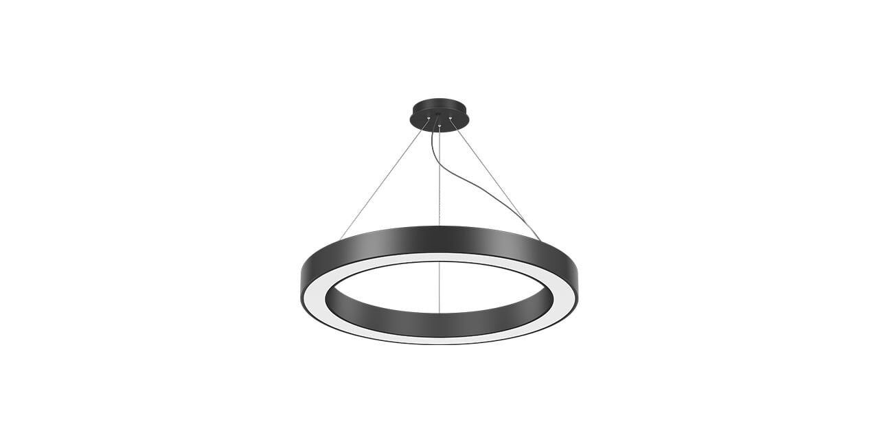 Goya 122 Watt Samsung Ledli Dekoratif Sarkıt Simit Linear Aydınlatma 90CM GY 8112-90 6500K (Beyaz Işık) - Beyaz - Dimsiz