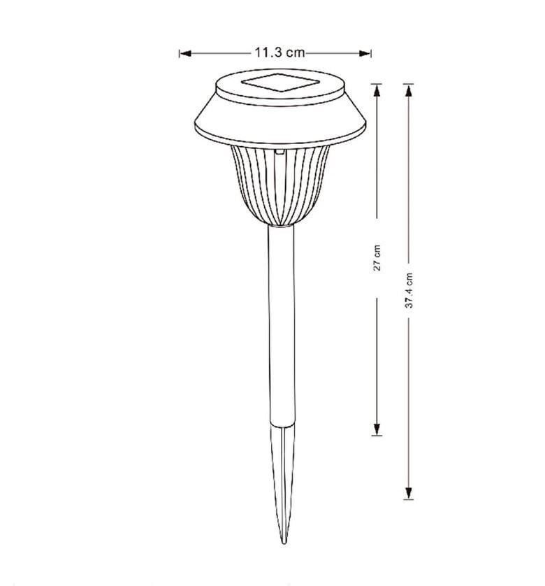Noas 7W Miranda Solar Bahçe Armatürü Günışığı YL74-1022-S