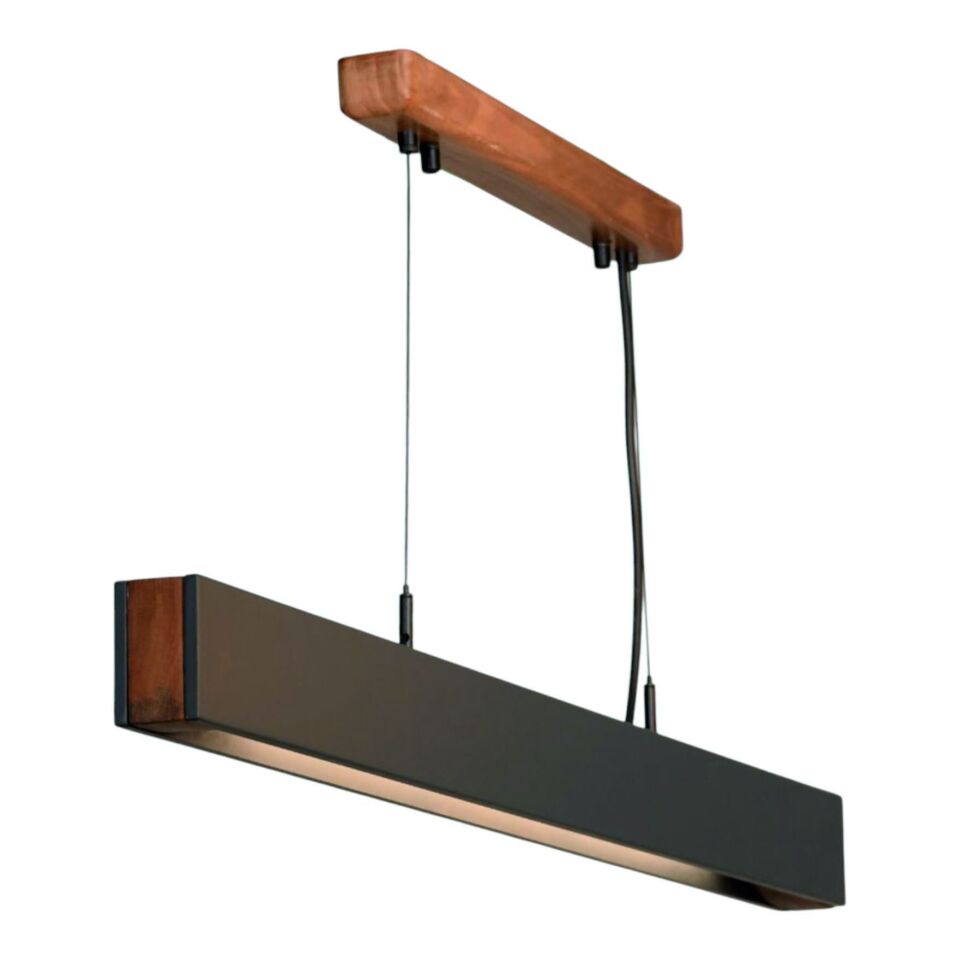 Samsung Led Tridonic Trafolu Sıva Üstü Ahşap Linear Armatür 5x8 Cm Kasa Linear Aydınlatma 100CM - 4000K (Natural Işık) - Kayın - Askısız