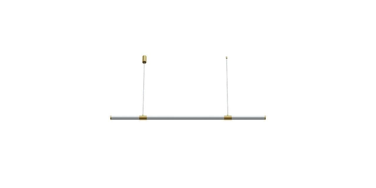 Goya 24 Watt Samsung Ledli Dekoratif Sarkıt Gold Kasa Linear Aydınlatma 120CM GY 8215-120