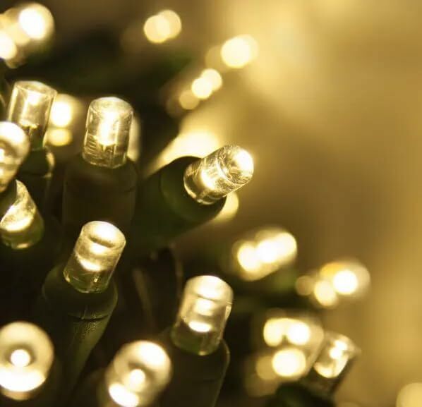 Renkli Bahçe Led Saçak Yılbaşı Süsü 10 Metre 100 Ledli Saçak Yılbaşı Ağacı Süsü Yeşil Kablo SNC-507 YEŞİL