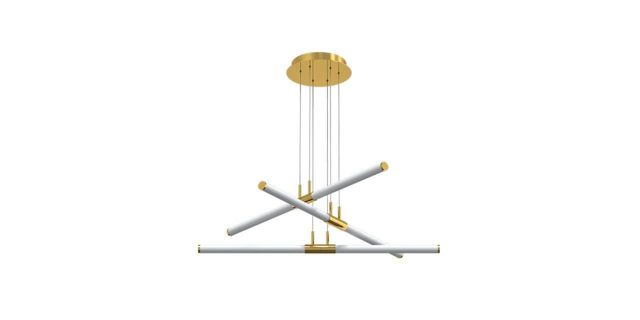Goya 48 Watt Samsung Ledli Dekoratif Sarkıt Gold Kasa Linear Aydınlatma 90CM GY 8218-90